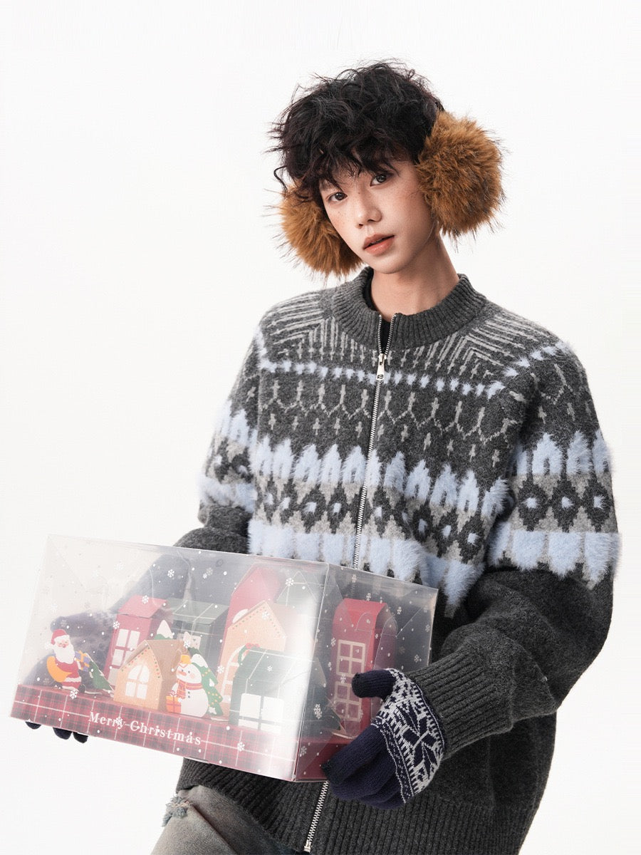 Nordic Knit Zip Cardigan – Soft Rebel Energy