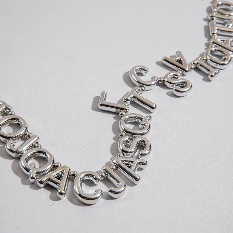 ✨ Chunky Letter Necklace-N01