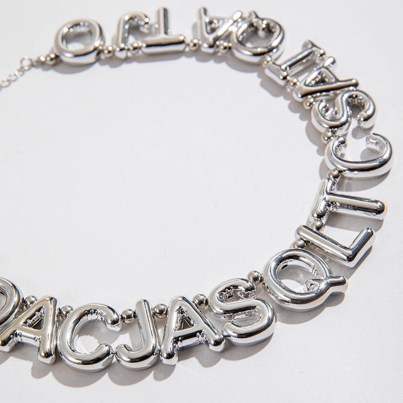 ✨ Chunky Letter Necklace-N01