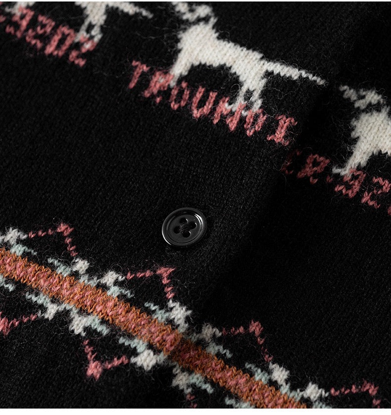 🖤 Retro Rebel Knit Cardigan