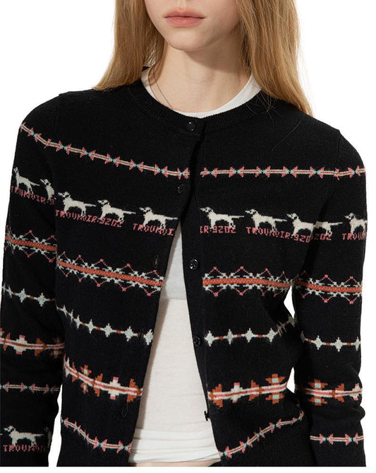 🖤 Retro Rebel Knit Cardigan